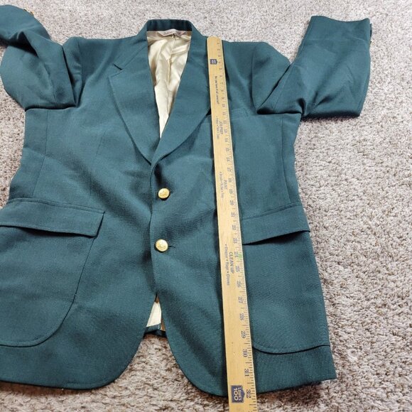 Stafford Blazer/Jacket Men's 42 Wool Blend Gold Button Lined Sport Coat - Picture 5 of 7